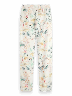 Scotch & Soda Mid-Rise Printed Sweatpants 16 Scotch & Soda Mid-Rise Printed Sweatpants -Scotch & Soda 173180 Wilder 20White BCK