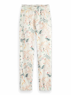 Scotch & Soda Mid-Rise Printed Sweatpants 15 Scotch & Soda Mid-Rise Printed Sweatpants -Scotch & Soda 173180 Wilder 20White FNT