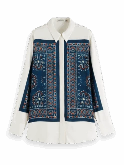 Scotch & Soda Bandana Printed Button Down Shirt