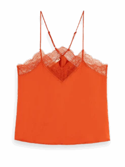 Scotch & Soda Camisole With Lace Detail