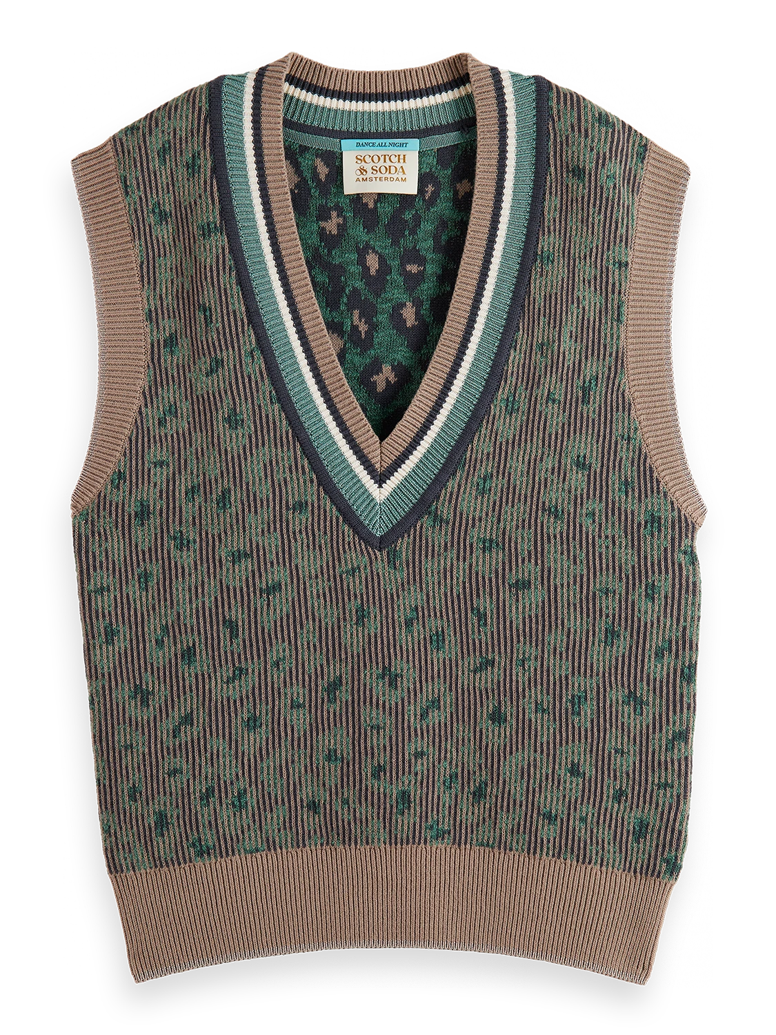 Scotch & Soda Animal Jacquard Knitted Spencer 3 Scotch & Soda Animal Jacquard Knitted Spencer
