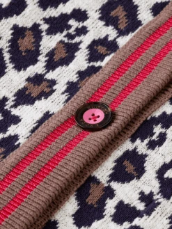 Scotch & Soda Animal Printed Jacquard Reversible Cardigan -Scotch & Soda 173335 2478 4 1f9e71e6 8d2f 4b6b bed0 55443a60a1fd