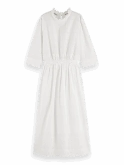 Scotch & Soda Broderie Midi Dress