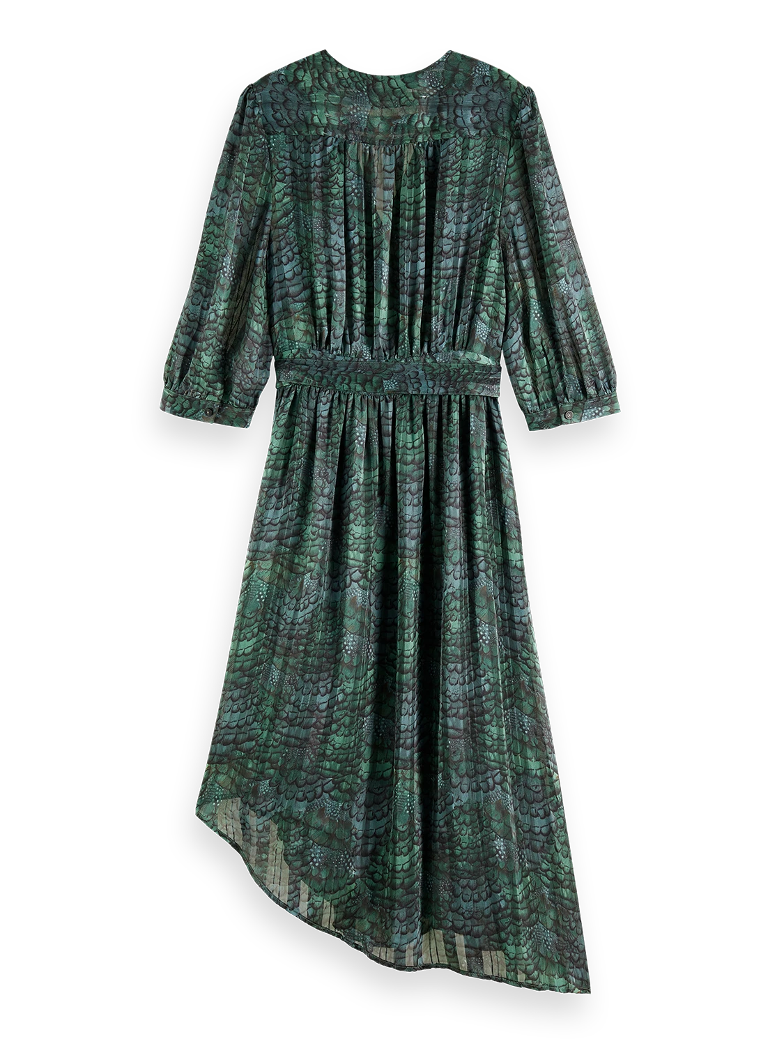 Scotch & Soda Printed Asymmetric Wrap Dress 4 Scotch & Soda Printed Asymmetric Wrap Dress - Image 2