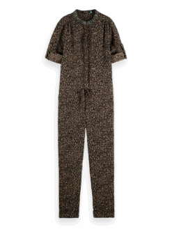 Scotch & Soda Leopard Print Jumpsuit
