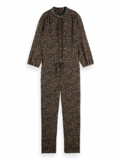 Scotch & Soda Leopard Print Jumpsuit -Scotch & Soda 173388 6372 3 a2b315f5 ef1f 4583 9c6f f01f6de02eb5