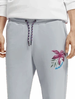 Scotch & Soda Organic Cotton In Bloom Jogger -Scotch & Soda 173512 Zen 20Grey NHD DTL1