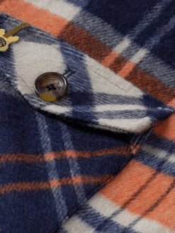 Scotch & Soda Brushed Wool-Blend Checked Overshirt -Scotch & Soda 174111 6096 3 0baba85c 552d 43c6 ae06 b24de597e2d4