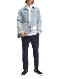 Scotch & Soda Denim Laptop Case With Phone Pocket -Scotch & Soda 174198 0089 4 cb3579ca 7a42 4f79 9424 006704e9f119