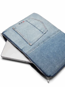Scotch & Soda Denim Laptop Case With Phone Pocket -Scotch & Soda 174198 0089 7 f9427ad7 c1a3 4e86 ae6f 1a2fbc3732fe