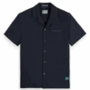 Scotch & Soda Crinkle Cotton Back-Embroidery Shirt -Scotch & Soda 174219 0002 1 e7c1806f 25ba 449b be72 29e616c1c886
