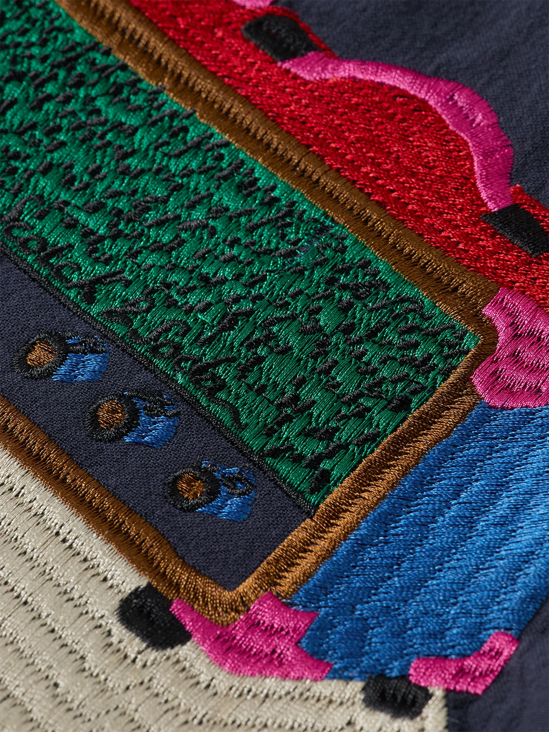 Scotch & Soda Crinkle Cotton Back-Embroidery Shirt 5 Scotch & Soda Crinkle Cotton Back-Embroidery Shirt - Image 3