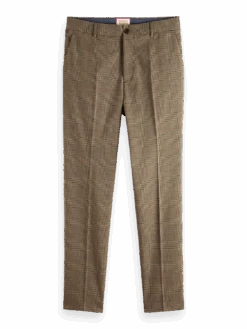 Scotch & Soda Tapered Check Chino