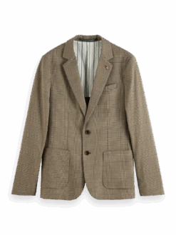 Scotch & Soda Classic Yarn-Dyed Check Blazer