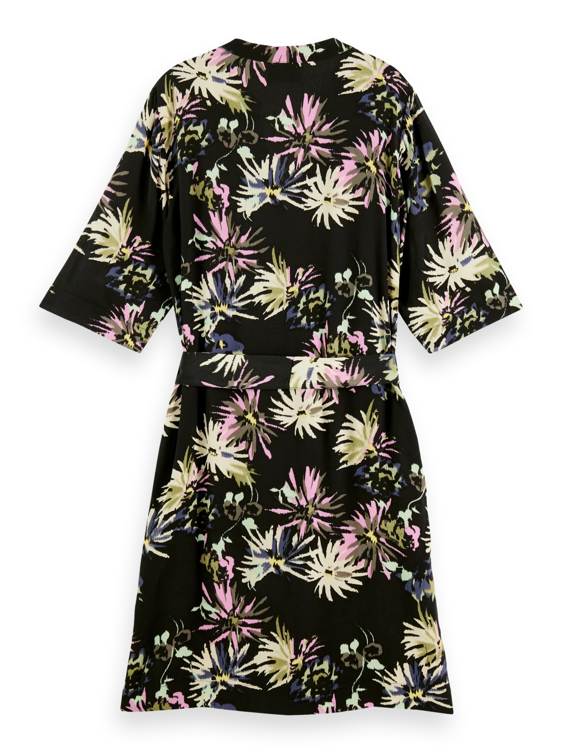 Scotch & Soda Printed V-Neck Midi Dress 8 Scotch & Soda Printed V-Neck Midi Dress - Image 6