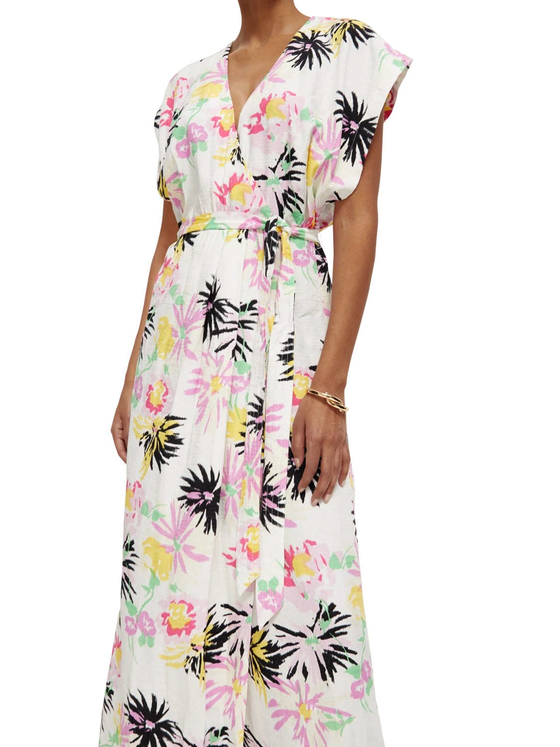 Scotch & Soda Printed V-Neck Maxi Dress 6 Scotch & Soda Printed V-Neck Maxi Dress - Image 4