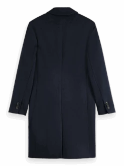 Scotch & Soda Wool Blend Overcoat -Scotch & Soda 174387 0002 BCK 261b50cf ada5 4cbf a8fd edeb5b47433f