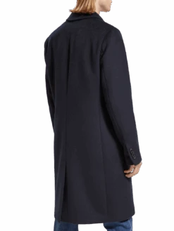 Scotch & Soda Wool Blend Overcoat -Scotch & Soda 174387 0002 NHD BCK cb8c01df 19b1 4305 ba60 5ed4bdae3484