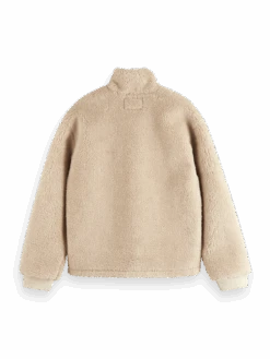 Scotch & Soda Teddy Mix Jacket 15 Scotch & Soda Teddy Mix Jacket -Scotch & Soda 174397 0135 BCK f9d436e2 268b 4d2e 85e3 43cecfbd97fc