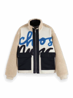 Scotch & Soda Teddy Mix Jacket 14 Scotch & Soda Teddy Mix Jacket -Scotch & Soda 174397 0135 FNT b8293e48 cf91 4804 8b15 7e6a67b0dd9a
