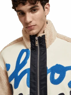 Scotch & Soda Teddy Mix Jacket 13 Scotch & Soda Teddy Mix Jacket -Scotch & Soda 174397 0135 MDL DTL1 b5035a8d e1f1 4096 9def 6dbabb77c8de