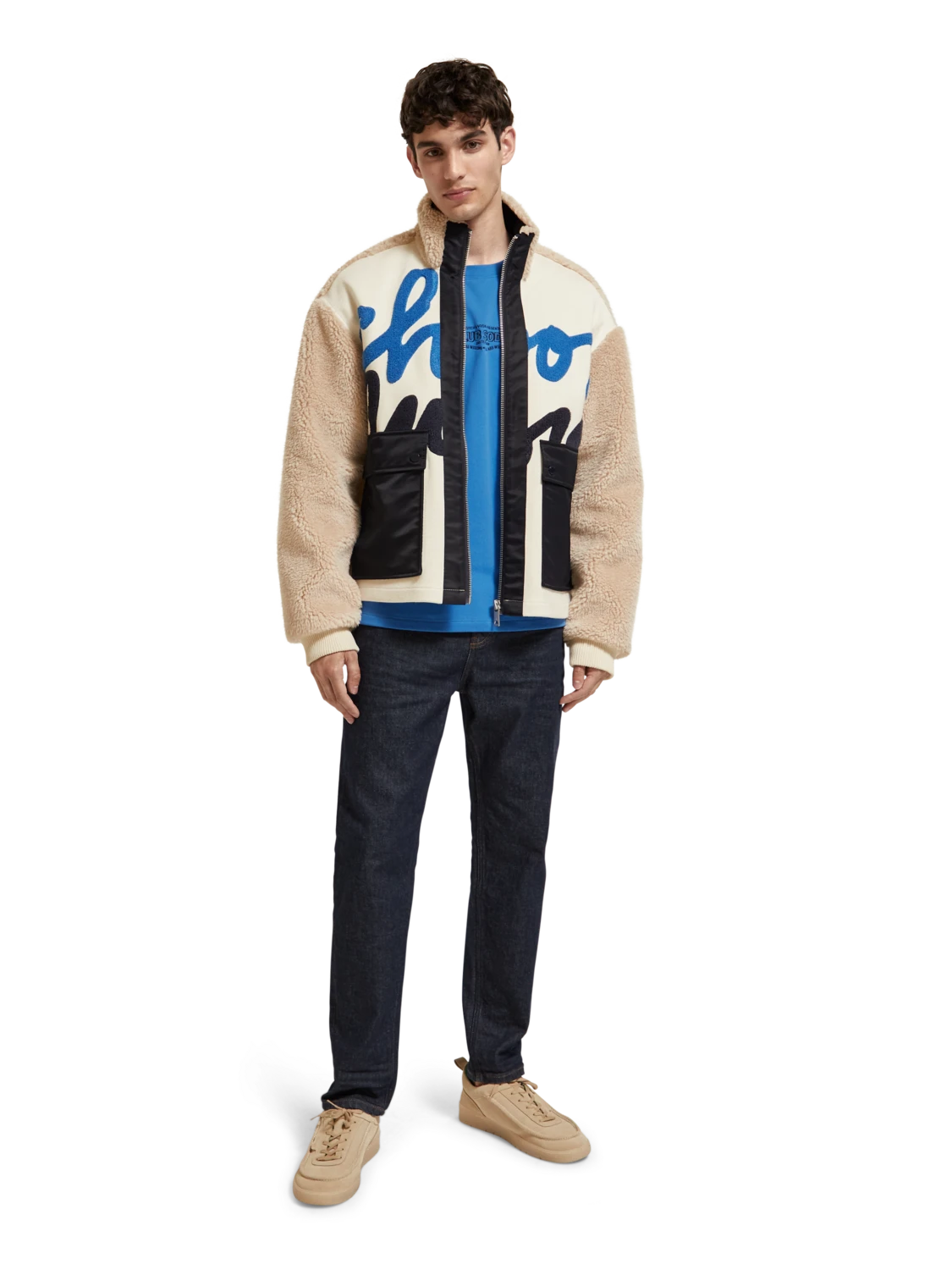 Scotch & Soda Teddy Mix Jacket 3 Scotch & Soda Teddy Mix Jacket