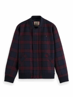 Scotch & Soda Wool Blend Check Bomber Jacket 18 Scotch & Soda Wool Blend Check Bomber Jacket -Scotch & Soda 174402 6744 FNT 6f51ea99 75f7 40f4 854f 7735505a91e2