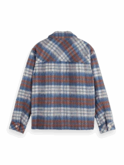 Scotch & Soda Brushed Wool Blend Check Overshirt 18 Scotch & Soda Brushed Wool Blend Check Overshirt -Scotch & Soda 174440 6770 BCK 29078a03 fe05 4a7f 89cd 6cfd30e020a4