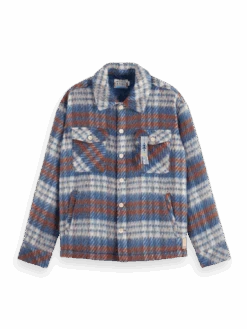 Scotch & Soda Brushed Wool Blend Check Overshirt 17 Scotch & Soda Brushed Wool Blend Check Overshirt -Scotch & Soda 174440 6770 FNT 71934865 a77b 417f a965 81976c7fc5e6