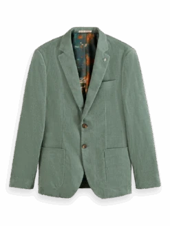 Scotch & Soda Regular Fit Unconstructed Corduroy Blazer -Scotch & Soda 174446 1081 FNT a2527588 a024 4a7a bd28 2b1c1973f062