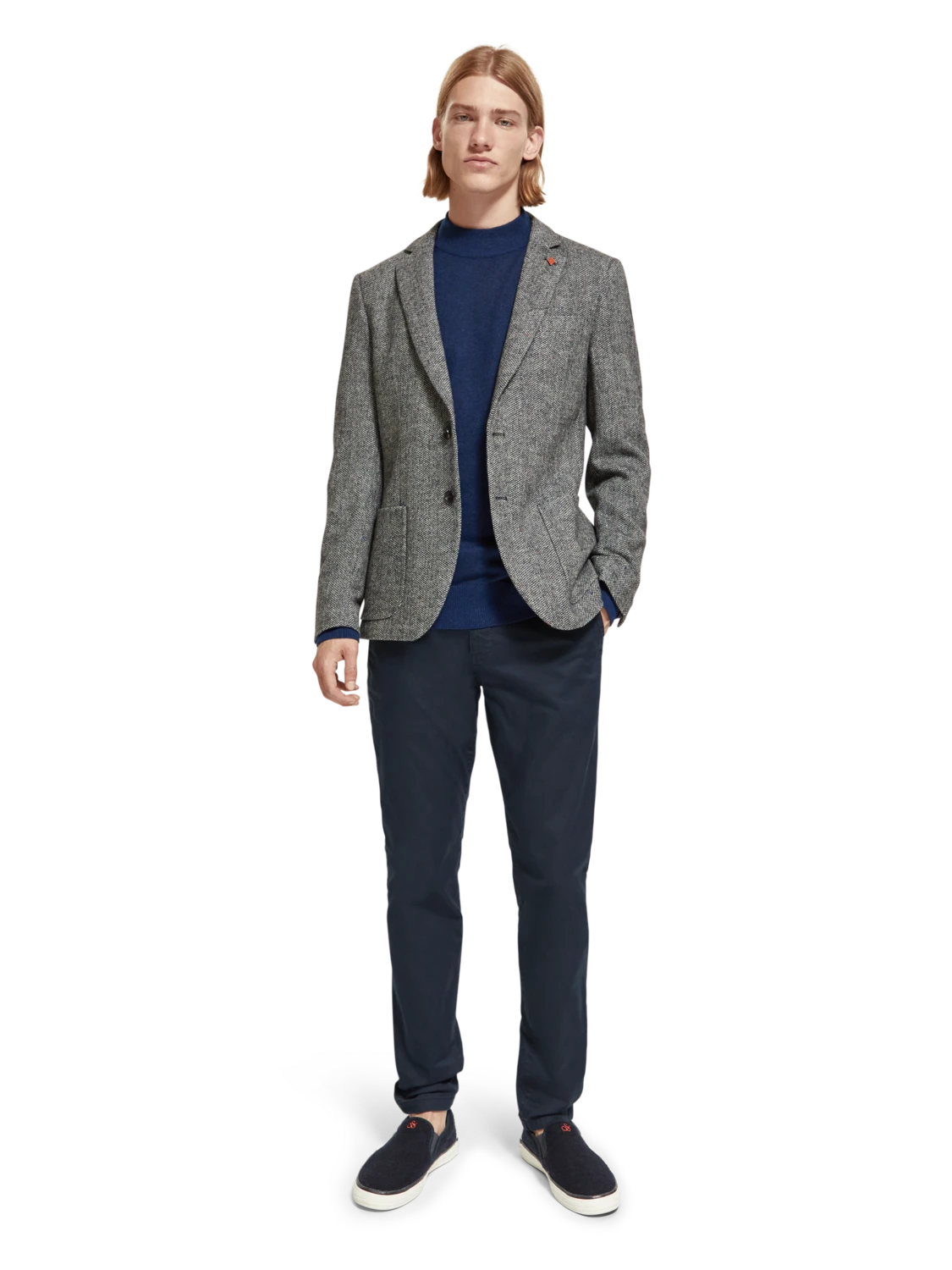 Scotch & Soda Tweed Wool Blend Blazer 3 Scotch & Soda Tweed Wool Blend Blazer