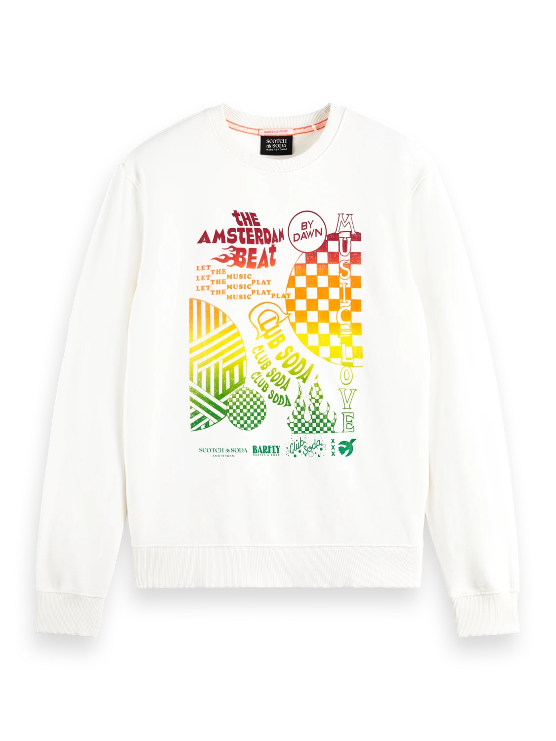 Scotch & Soda Regular Fit Chest Artwork Sweatshirt In Organic Cotton 7 Scotch & Soda Regular Fit Chest Artwork Sweatshirt In Organic Cotton - Image 5