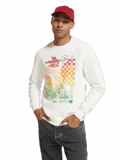 Scotch & Soda Regular Fit Chest Artwork Sweatshirt In Organic Cotton 11 Scotch & Soda Regular Fit Chest Artwork Sweatshirt In Organic Cotton -Scotch & Soda 174494 0001 MDL CRP 9a376c7d 1464 43dd 98ef 74f64ac35dca