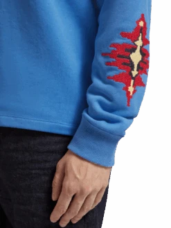 Scotch & Soda Relaxed Fit Sweatshirt In Organic Cotton -Scotch & Soda 174498 6186 MDL DTL1 fbd17ce1 5c97 4998 bbfe f51fcbb8e892