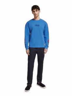 Scotch & Soda Relaxed Fit Sweatshirt In Organic Cotton