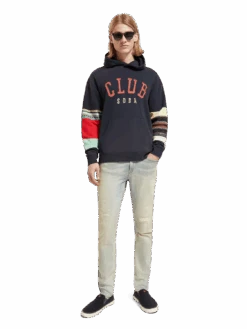 Scotch & Soda Club Soda Applique Hoodie