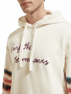 Scotch & Soda Relaxed Fit Raw Edge Artwork Hoodie Organic Cotton 13 Scotch & Soda Relaxed Fit Raw Edge Artwork Hoodie Organic Cotton -Scotch & Soda 174508 0001 MDL DTL2 b3428fea 26fa 40ff 9552 2a97f97037e9