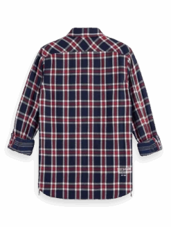 Scotch & Soda Check Double Face Twill Check Shirt -Scotch & Soda 174530 6788 BCK 434144d8 0d43 4bff a7bb de763991409b