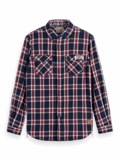 Scotch & Soda Check Double Face Twill Check Shirt -Scotch & Soda 174530 6788 DTL1 cfec8831 8d35 4496 92dc b7c7bfb33d8c