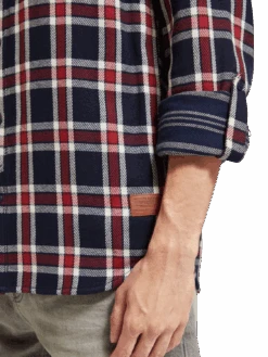 Scotch & Soda Check Double Face Twill Check Shirt -Scotch & Soda 174530 6788 MDL DTL3 6e7895f1 7528 4d96 ba9b 0086c1c7314f