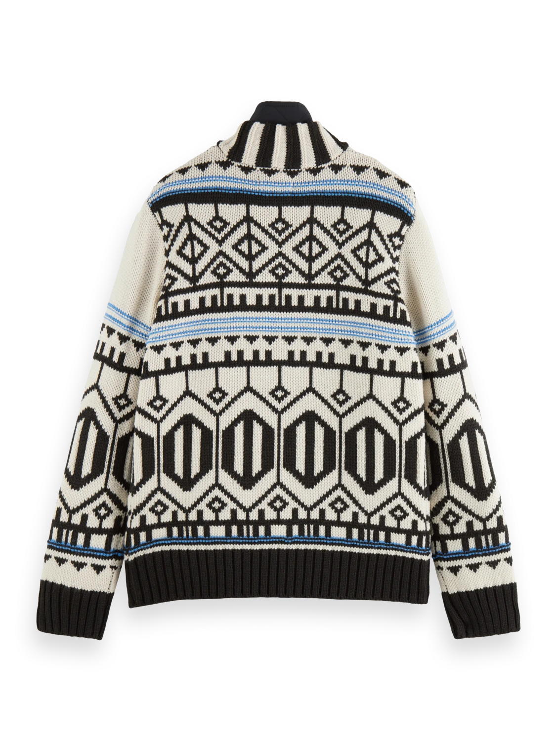 Scotch & Soda Chunky Zip-Thru Cardigan With Inner Jacket 9 Scotch & Soda Chunky Zip-Thru Cardigan With Inner Jacket - Image 7