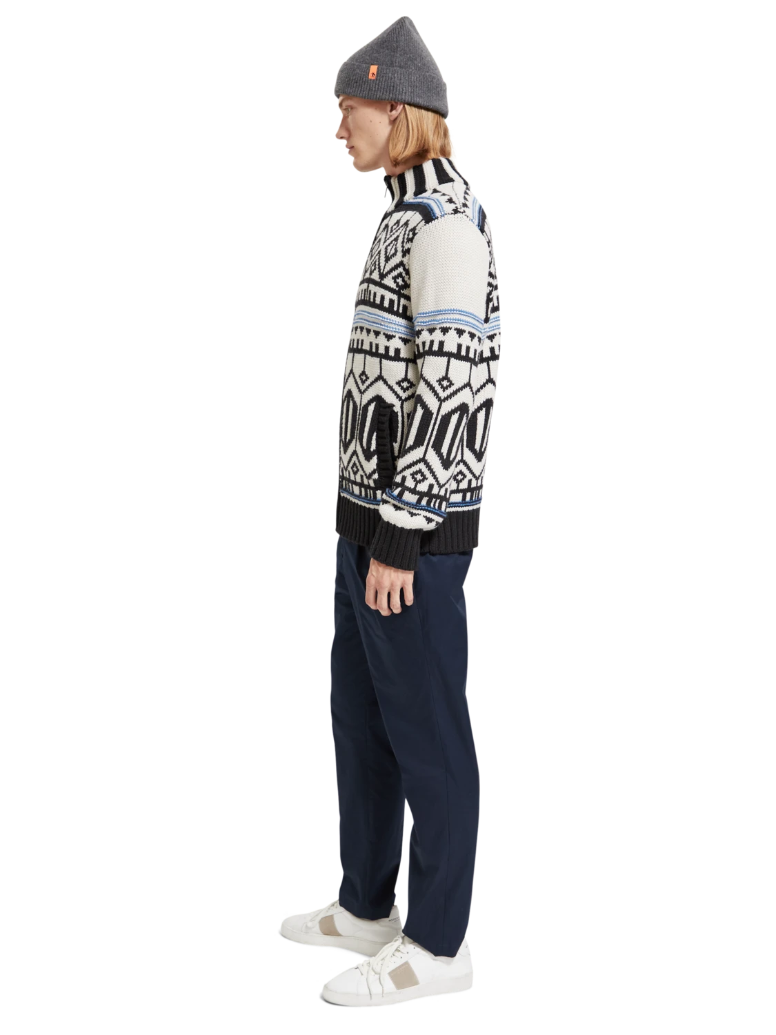 Scotch & Soda Chunky Zip-Thru Cardigan With Inner Jacket 12 Scotch & Soda Chunky Zip-Thru Cardigan With Inner Jacket - Image 10