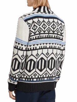 Scotch & Soda Chunky Zip-Thru Cardigan With Inner Jacket 28 Scotch & Soda Chunky Zip-Thru Cardigan With Inner Jacket -Scotch & Soda 174607 6780 NHD BCK c196c5f8 afaa 4133 b235 b7d028f1ad71