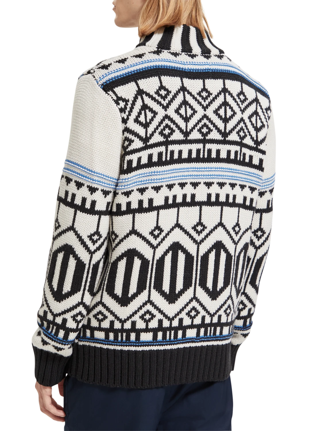 Scotch & Soda Chunky Zip-Thru Cardigan With Inner Jacket 13 Scotch & Soda Chunky Zip-Thru Cardigan With Inner Jacket - Image 11