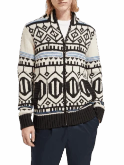 Scotch & Soda Chunky Zip-Thru Cardigan With Inner Jacket 30 Scotch & Soda Chunky Zip-Thru Cardigan With Inner Jacket -Scotch & Soda 174607 6780 NHD DTL2 72849436 c898 4cf4 a85a c86e01fd26bb