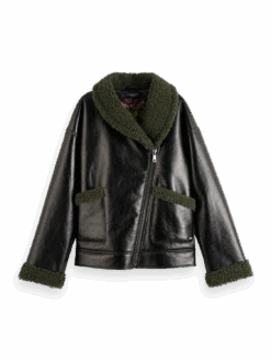 Scotch & Soda Faux Shearling Jacket 18 Scotch & Soda Faux Shearling Jacket -Scotch & Soda 174674 6647 FNT e6f410e1 508d 4ed4 8042 f3869a6f03f8