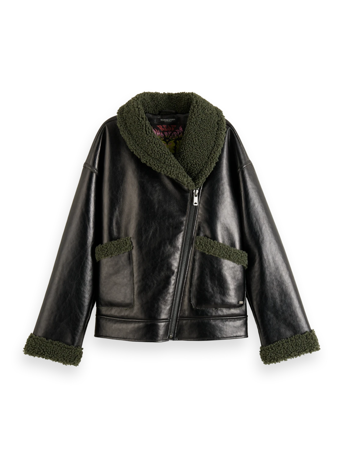 Scotch & Soda Faux Shearling Jacket 9 Scotch & Soda Faux Shearling Jacket - Image 7