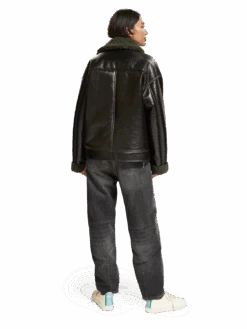 Scotch & Soda Faux Shearling Jacket 14 Scotch & Soda Faux Shearling Jacket -Scotch & Soda 174674 6647 MDL BCK ed3417bf d84f 4f48 b43f a5c7048e40b2