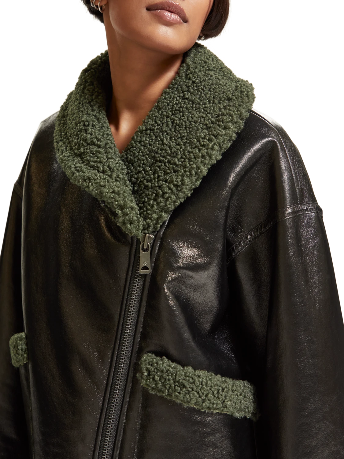 Scotch & Soda Faux Shearling Jacket 6 Scotch & Soda Faux Shearling Jacket - Image 4