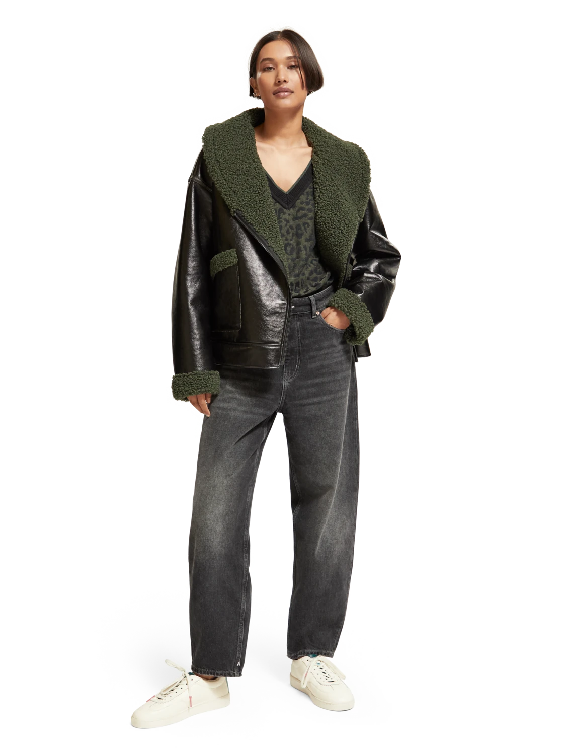 Scotch & Soda Faux Shearling Jacket 3 Scotch & Soda Faux Shearling Jacket